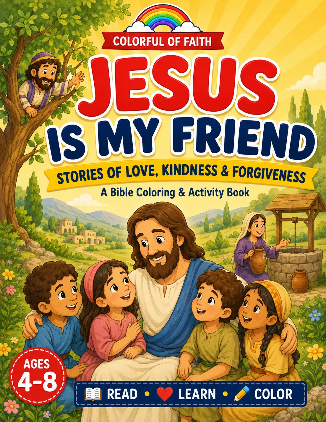 Jesus Is My Friend coloring book cover