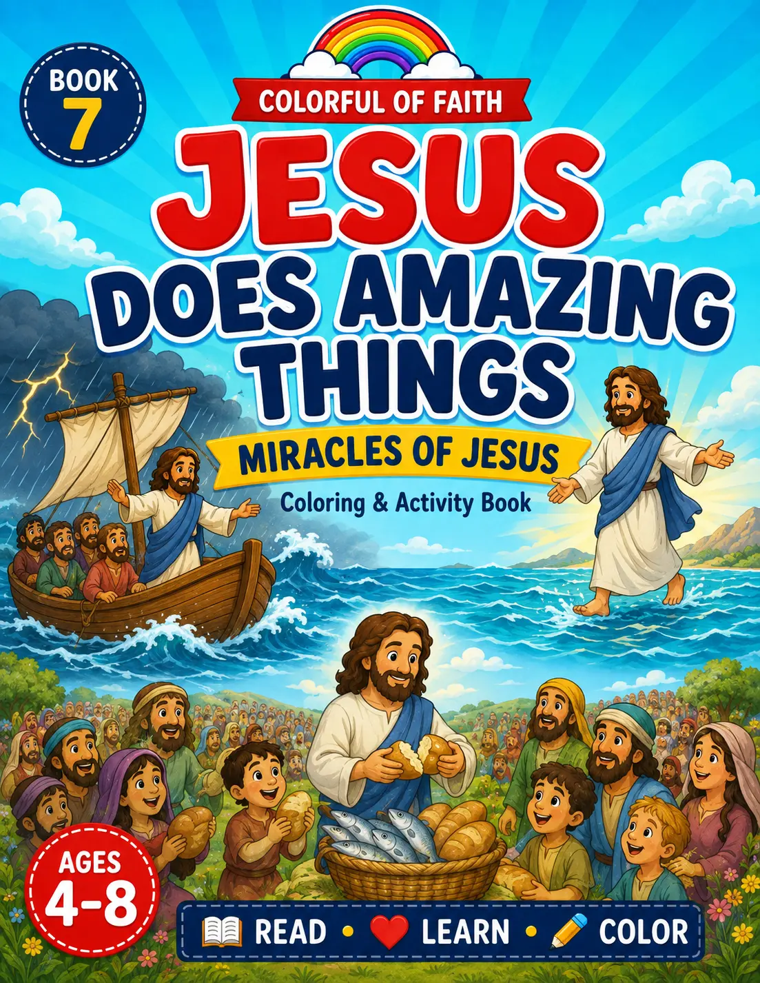 Jesus Does Amazing Things coloring book cover
